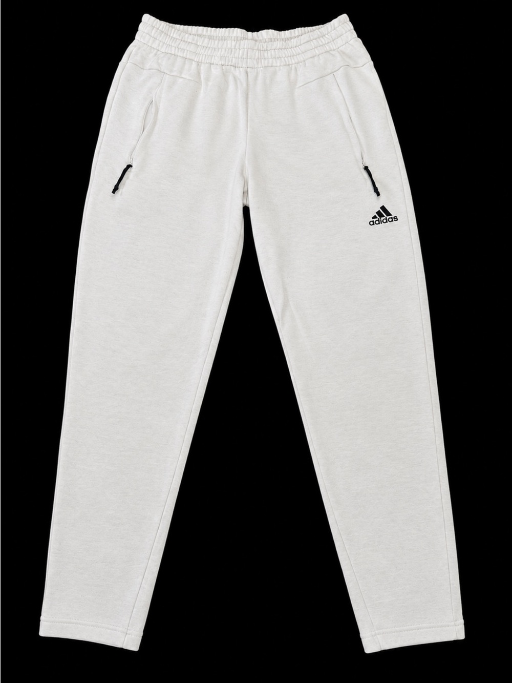 adidas Cream Joggers with Zip Pockets